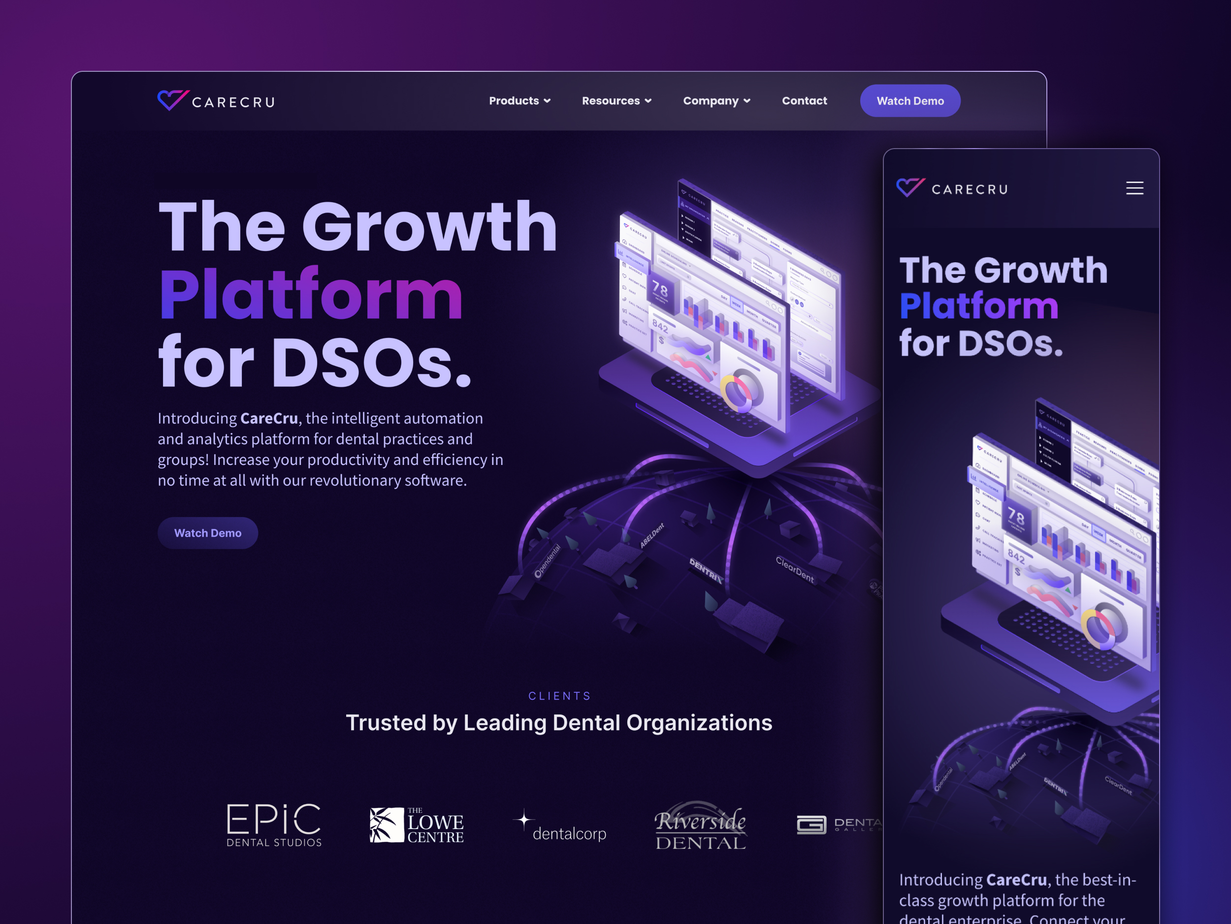 CareCru enterprise growth platform for DSOs